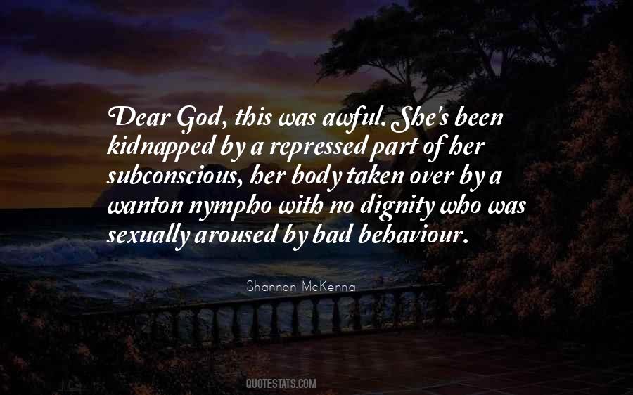 Awful God Quotes #929903