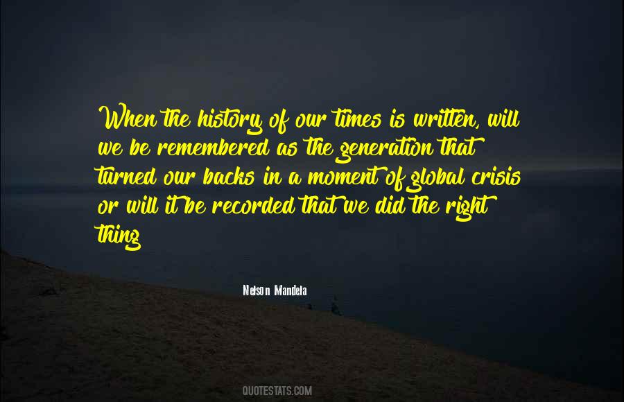 Global Crisis Quotes #1004404