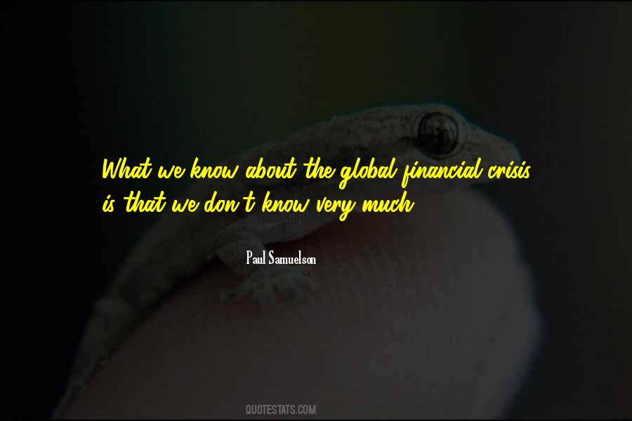 Global Crisis Quotes #66494