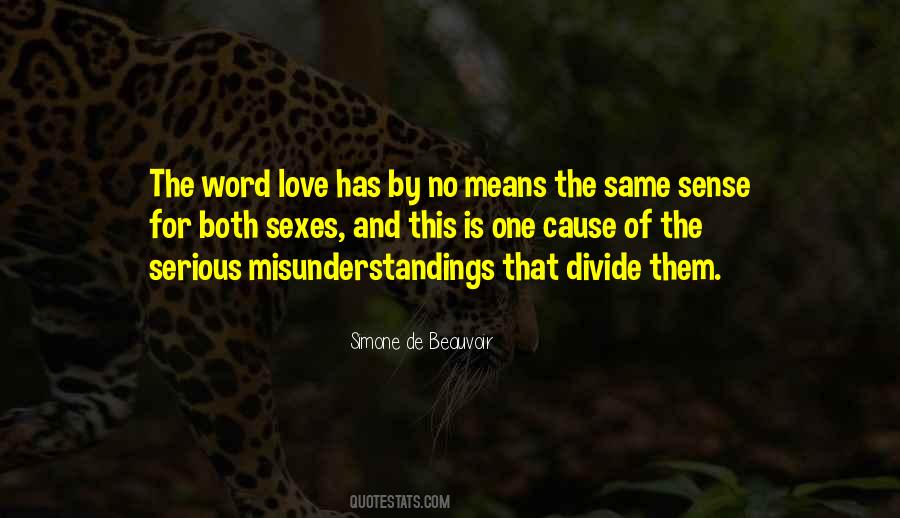 Love By Simone De Beauvoir Quotes #1601624