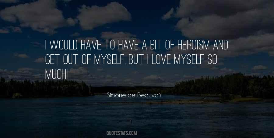 Love By Simone De Beauvoir Quotes #1748257
