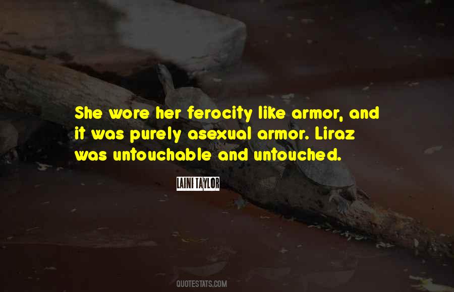Asexual Armor Quotes #1654713