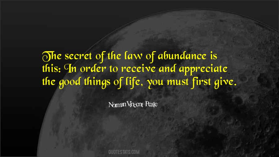 Abundance In Life Quotes #554200