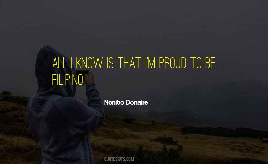 Proud Filipino Quotes #1738312
