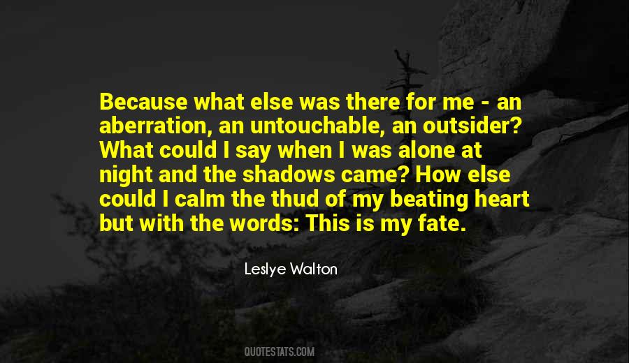 Shadows Of The Night Quotes #1281306