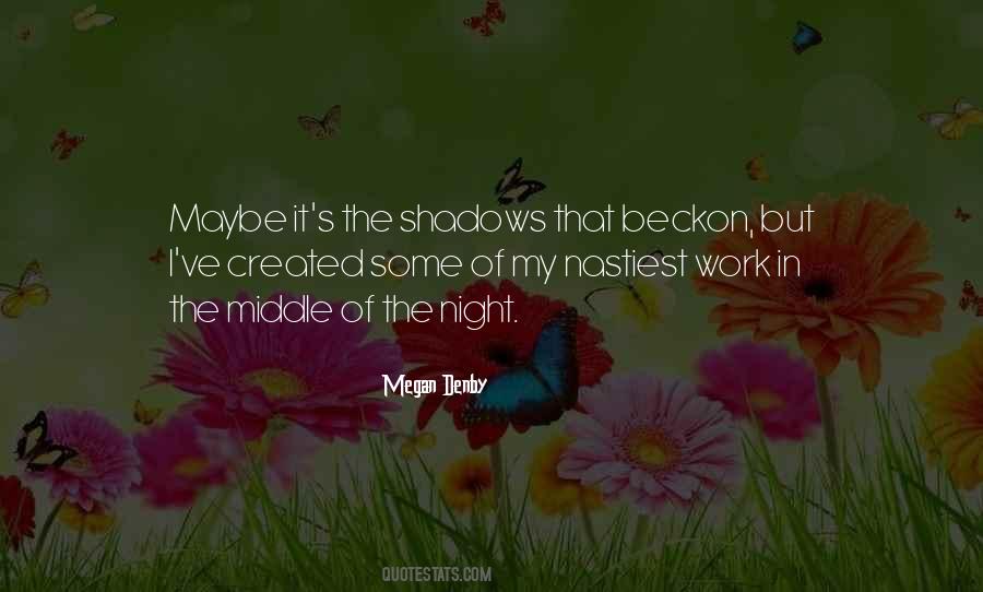 Shadows Of The Night Quotes #973745