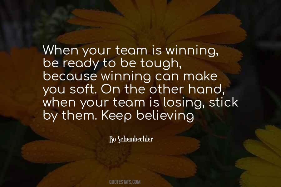 Quotes About The Winning Team #373349