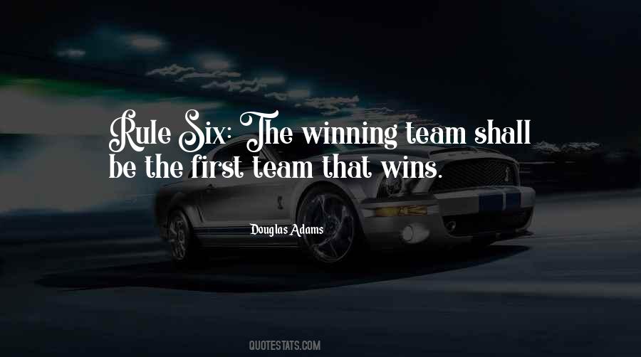 Quotes About The Winning Team #685555
