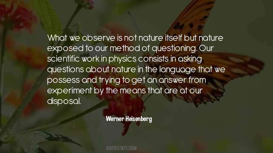 Observe Nature Quotes #522945