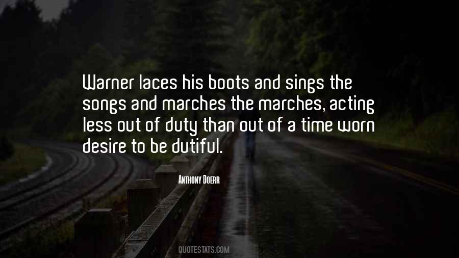 Worn Boots Quotes #934714