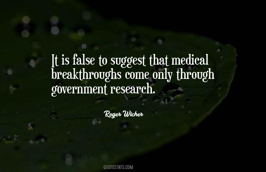 Medical Breakthroughs Quotes #1046356