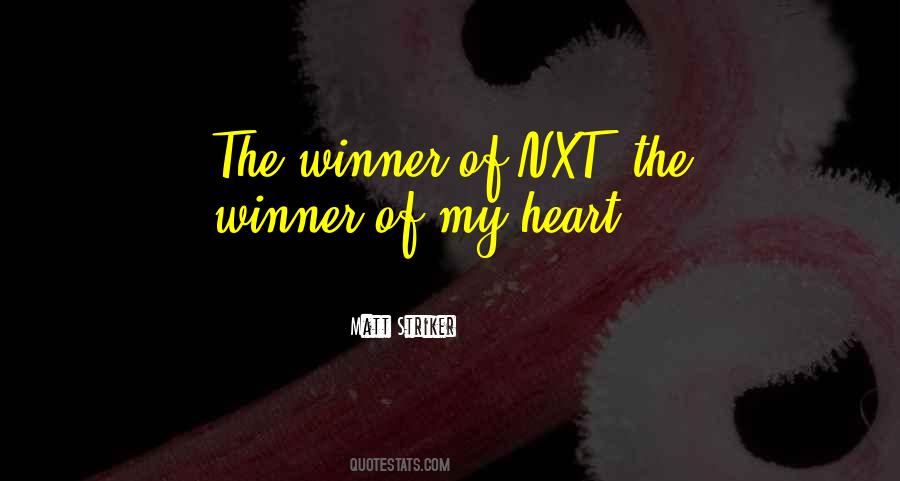 Quotes About The Winner #1213426