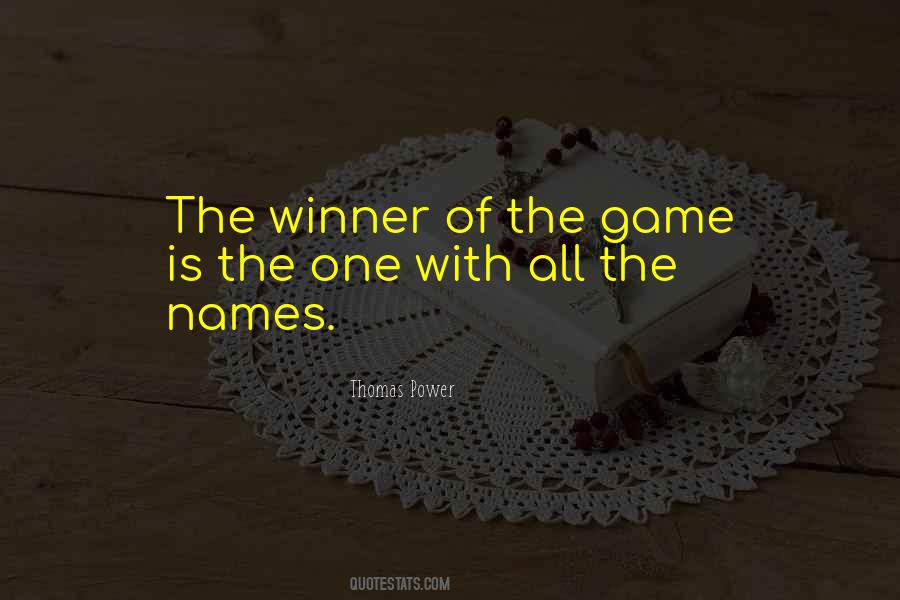 Quotes About The Winner #1606458