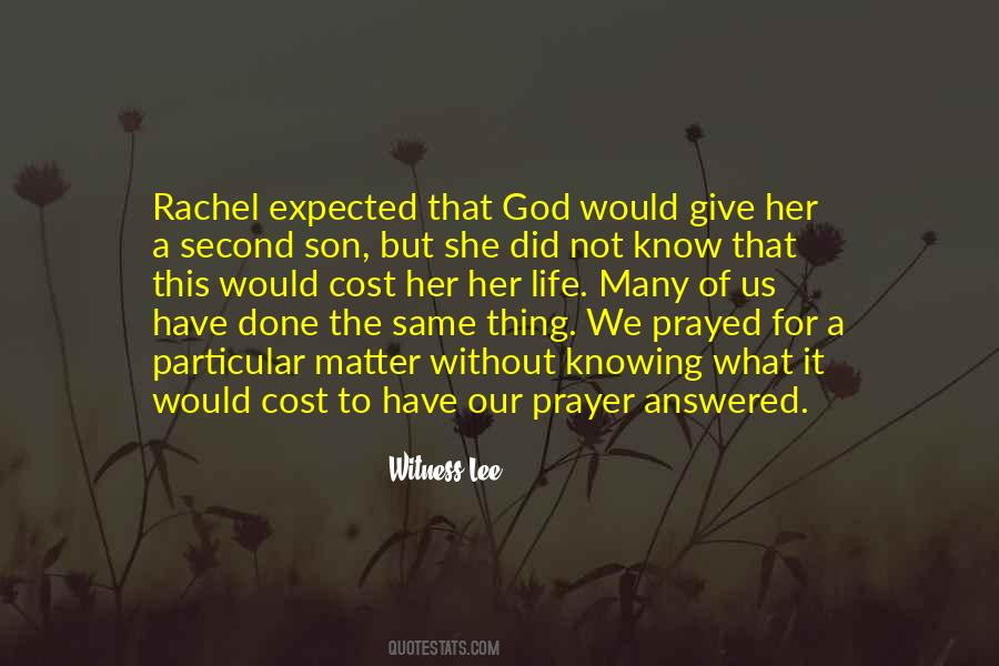 Answered To Prayer Quotes #1410162