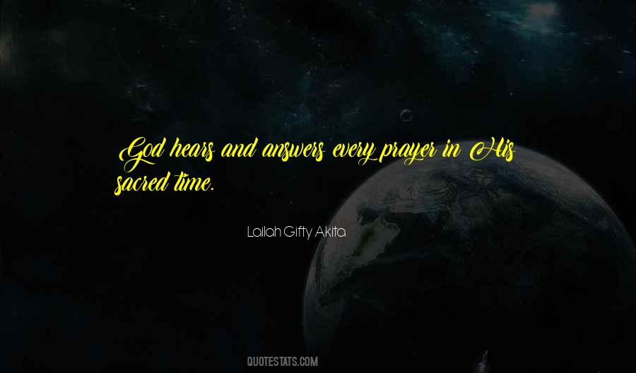Answered To Prayer Quotes #1620622
