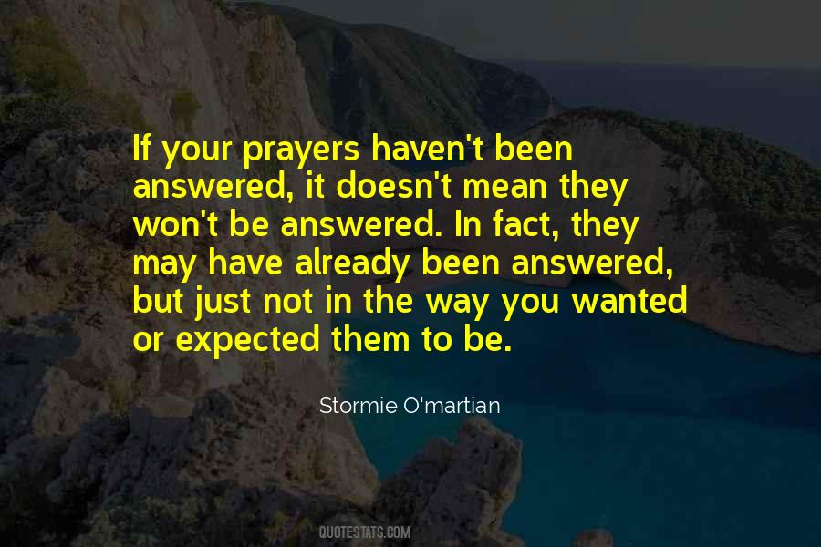 Answered To Prayer Quotes #852804