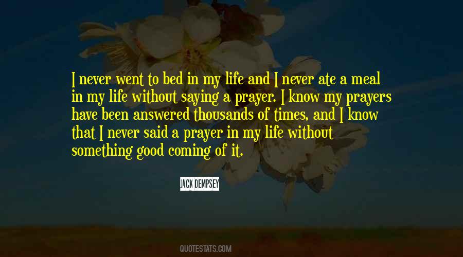 Answered To Prayer Quotes #946032