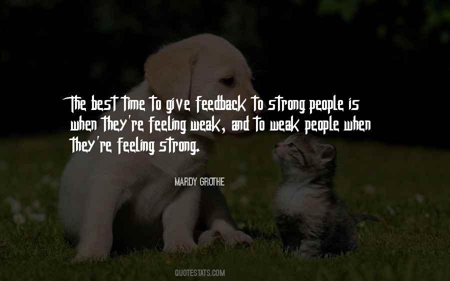 Feeling Strong Quotes #85296