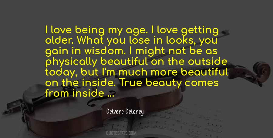 Beauty From The Inside Quotes #1404256