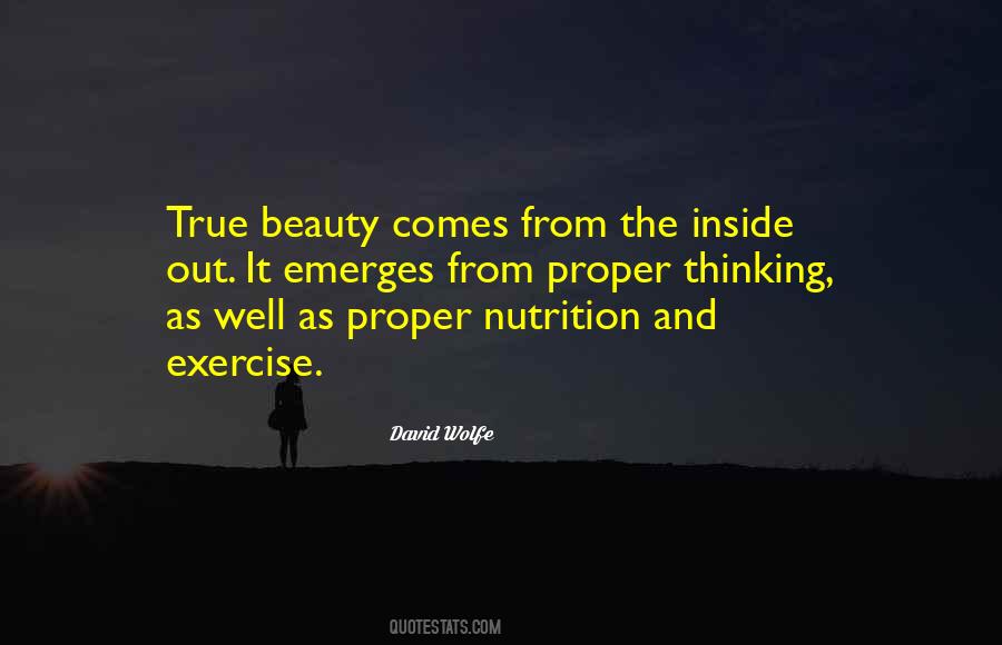 Beauty From The Inside Quotes #685990