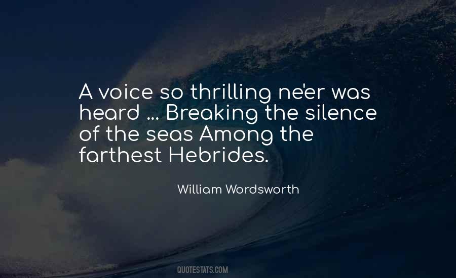 The Sea And The Silence Quotes #921335