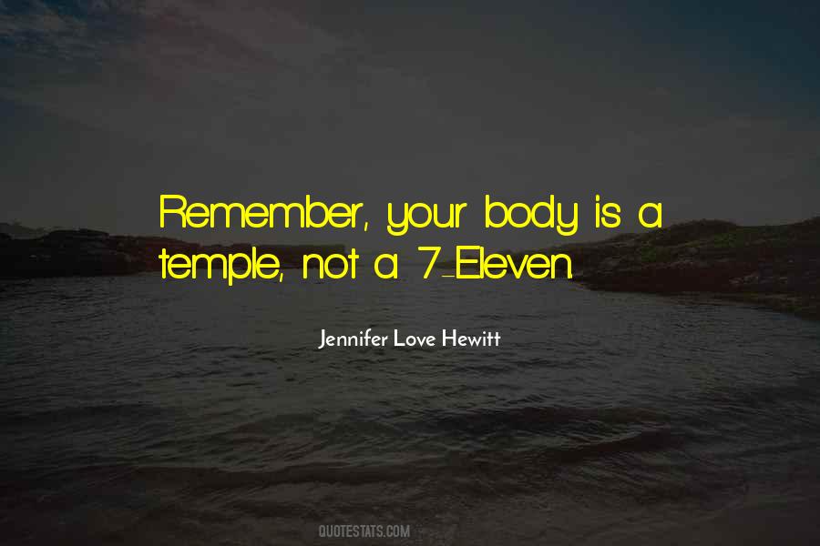 Your Body Is A Temple Quotes #211885