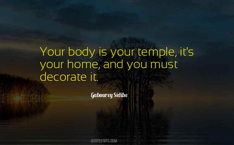 Your Body Is A Temple Quotes #533385