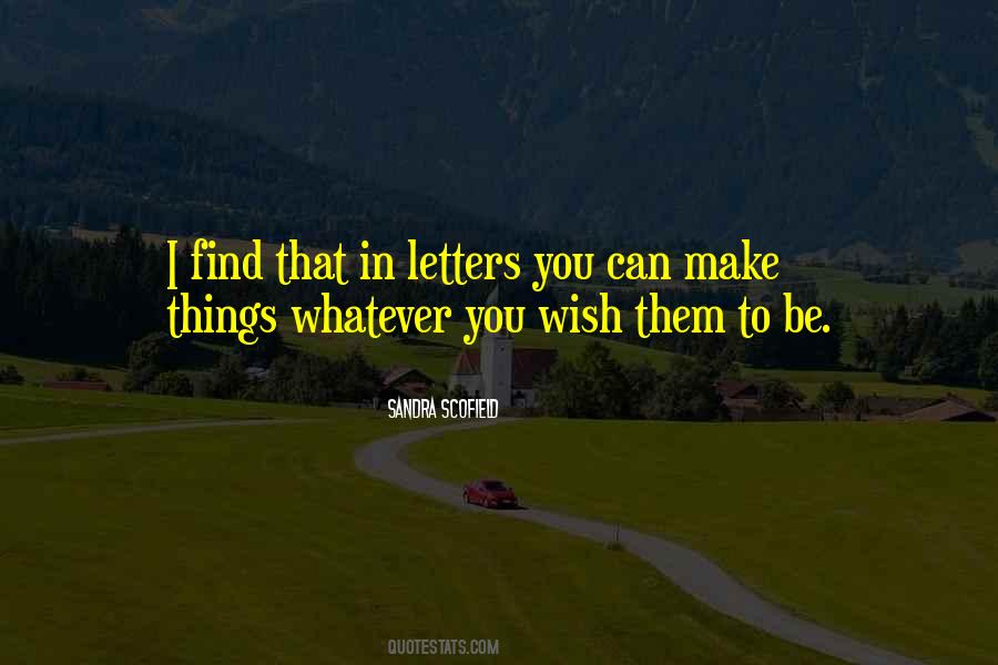 In Letters Quotes #532382