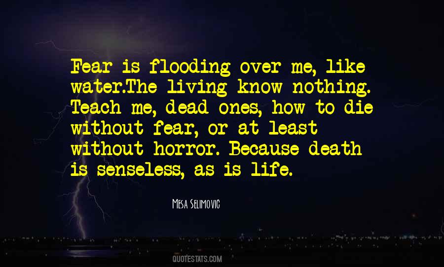 Living Horror Quotes #1471757