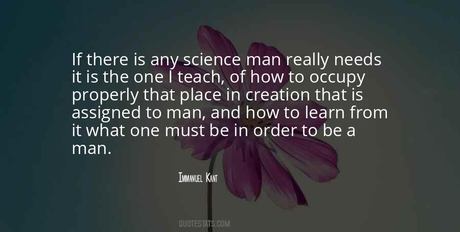 Science Of Man Quotes #47884