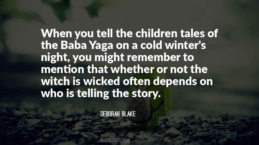 Baba Yaga Quotes #39680