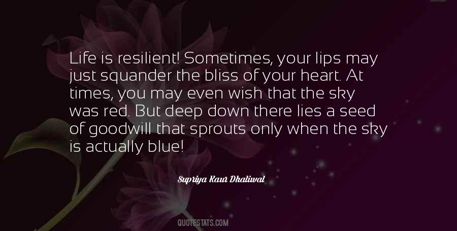Blue Heart Quotes #849892