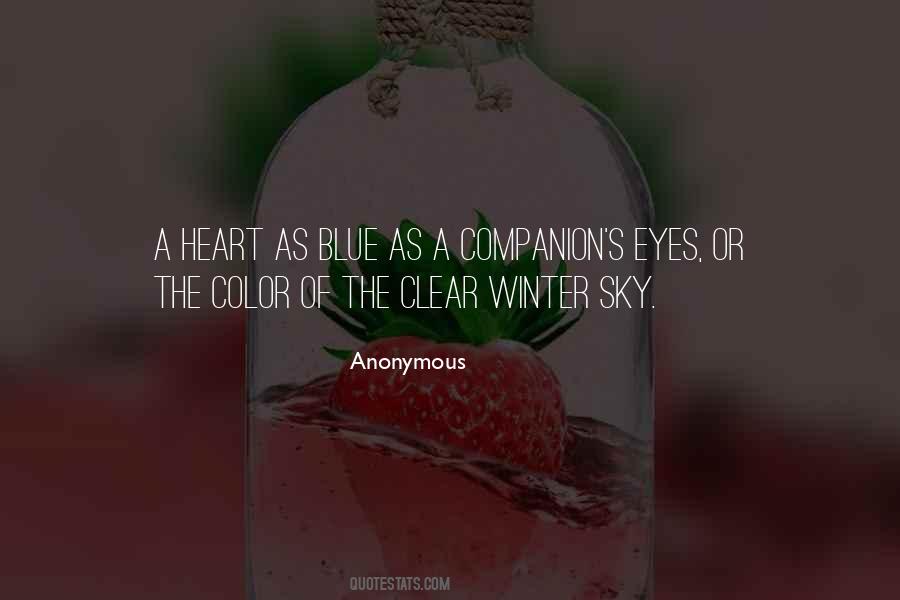 Blue Heart Quotes #950528