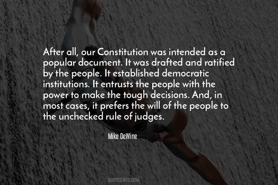 Quotes About The Will Of The People #274789