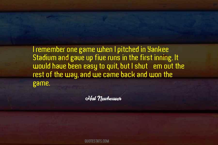 Back In The Game Quotes #929082