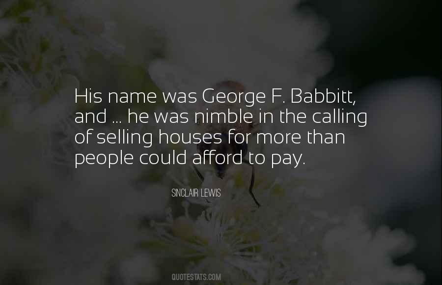 Babbitt Quotes #1663978