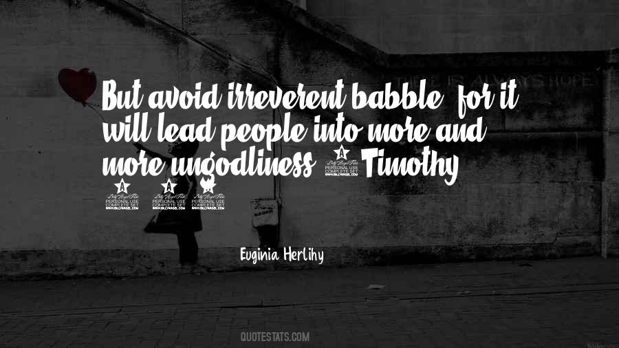 Babble Quotes #280723