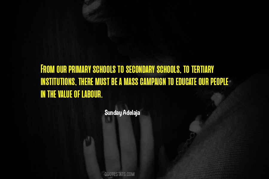 Labour Education Quotes #1674845