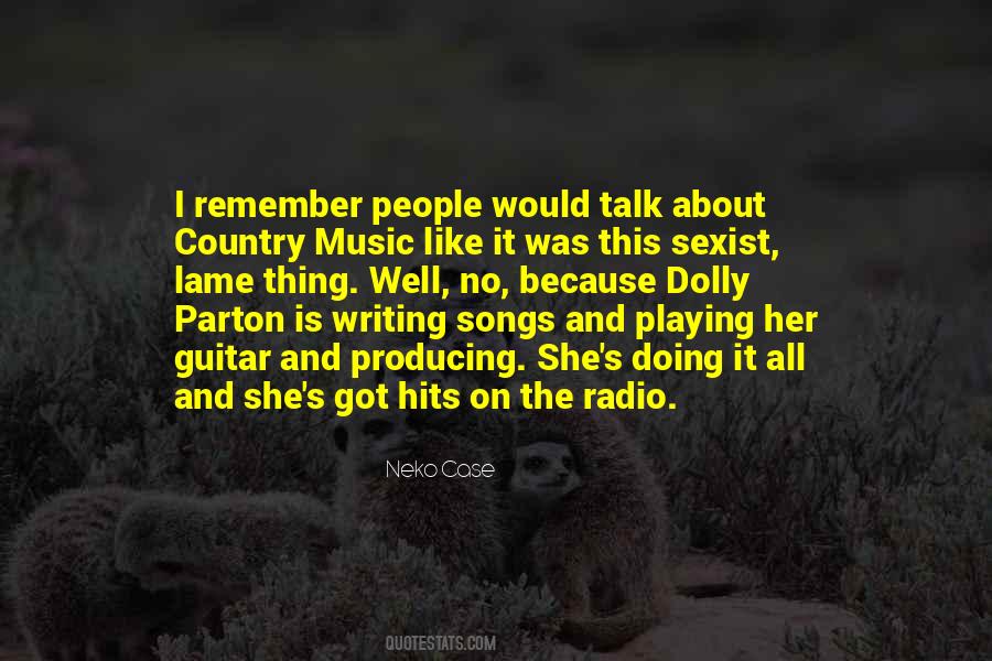 Radio Song Quotes #816670