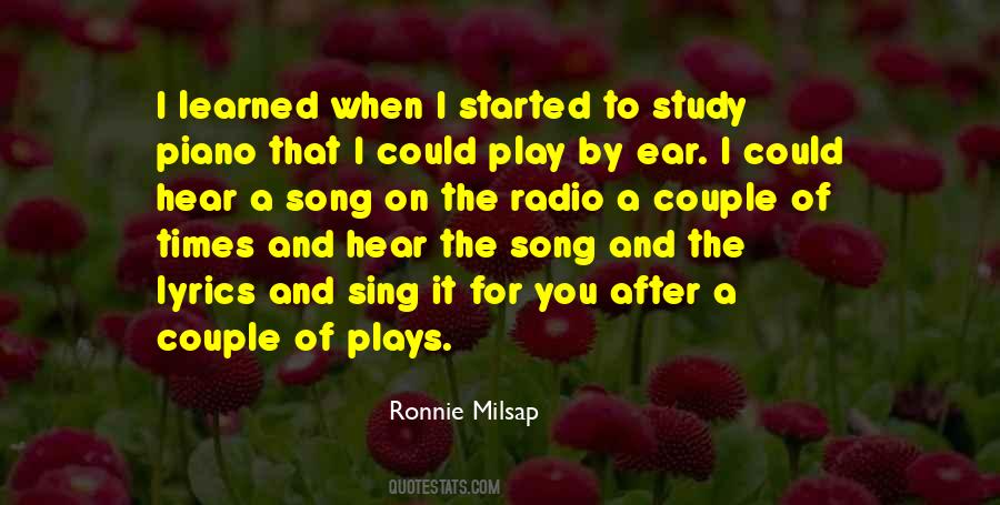 Radio Song Quotes #909694