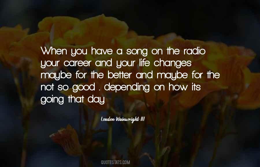 Radio Song Quotes #933109