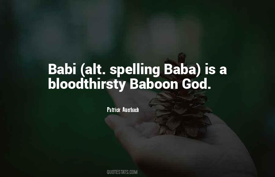 Baboon Quotes #1779458