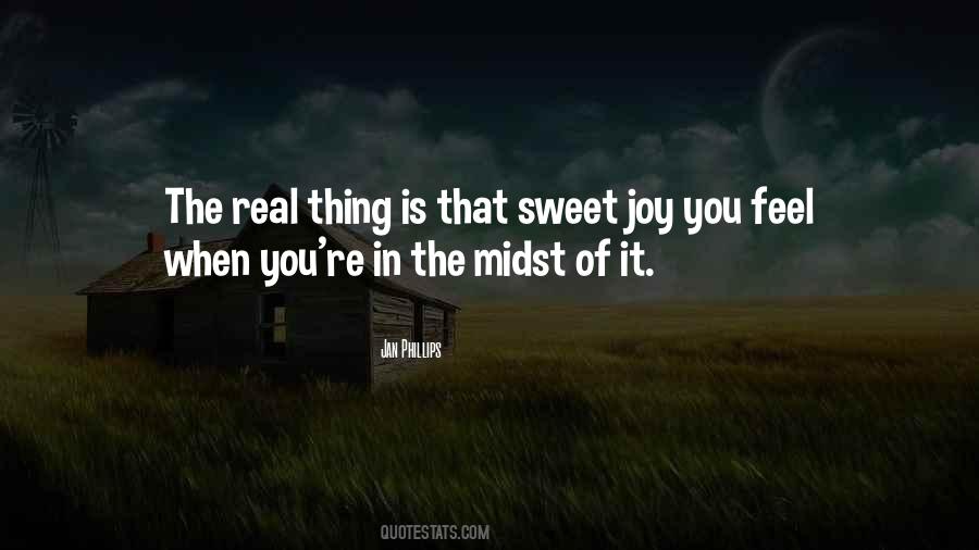 Sweet Joy Quotes #994850