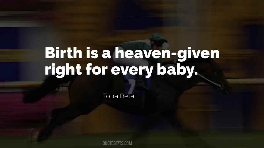 Baby Birth Quotes #135110