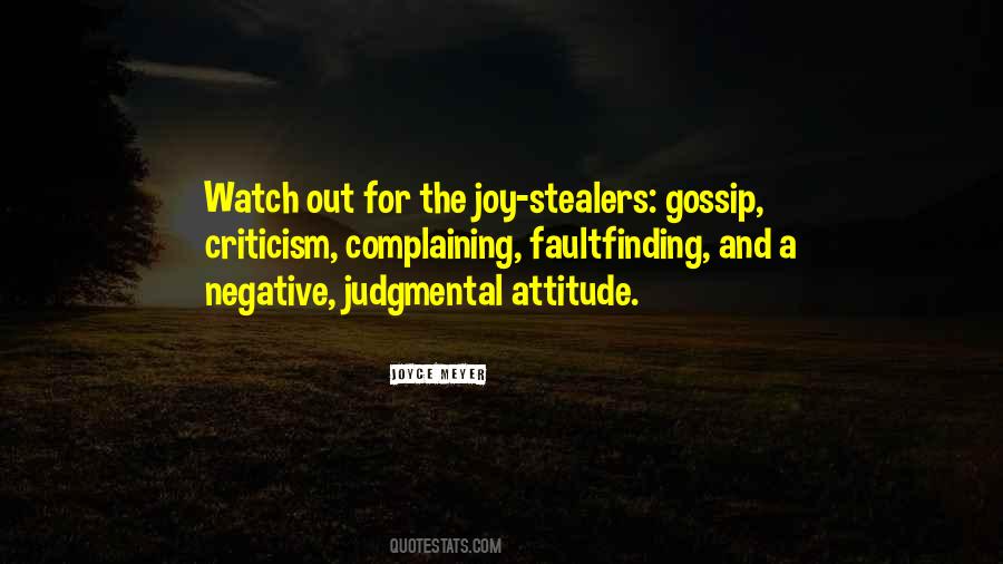 Joy Stealers Quotes #1606557