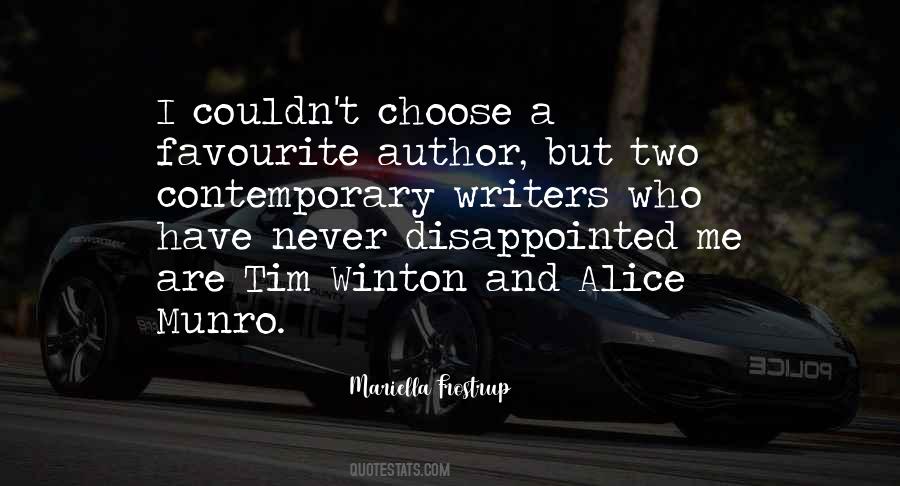 Contemporary Author Quotes #172427