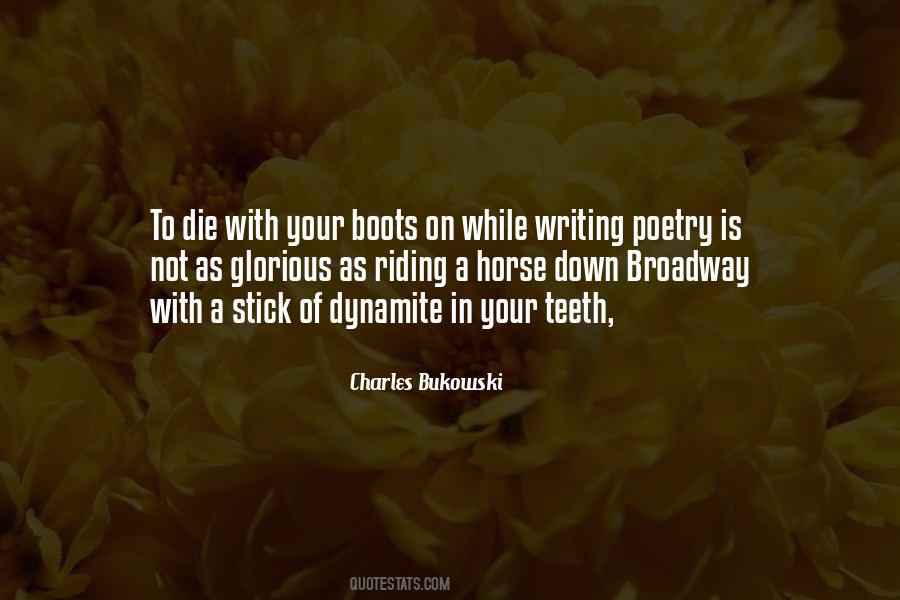 Bukowski Poetry Quotes #514587