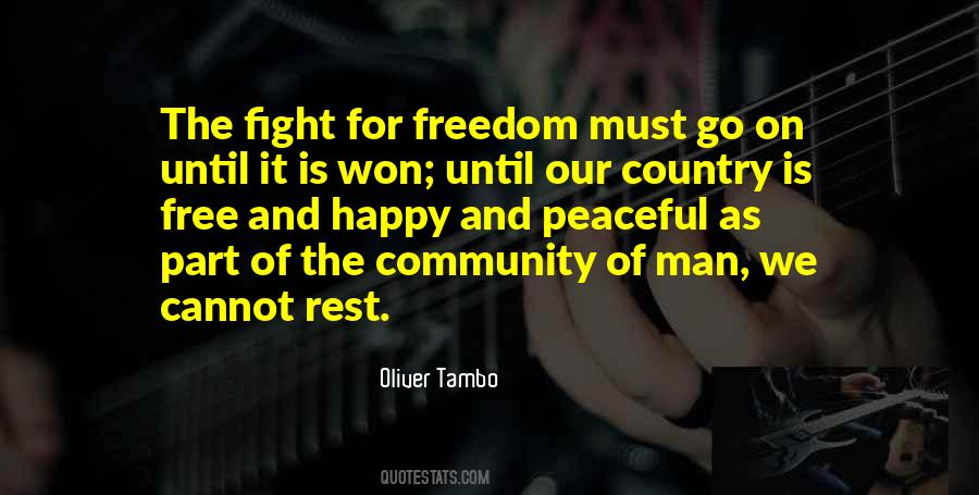 Freedom Fight Quotes #235322