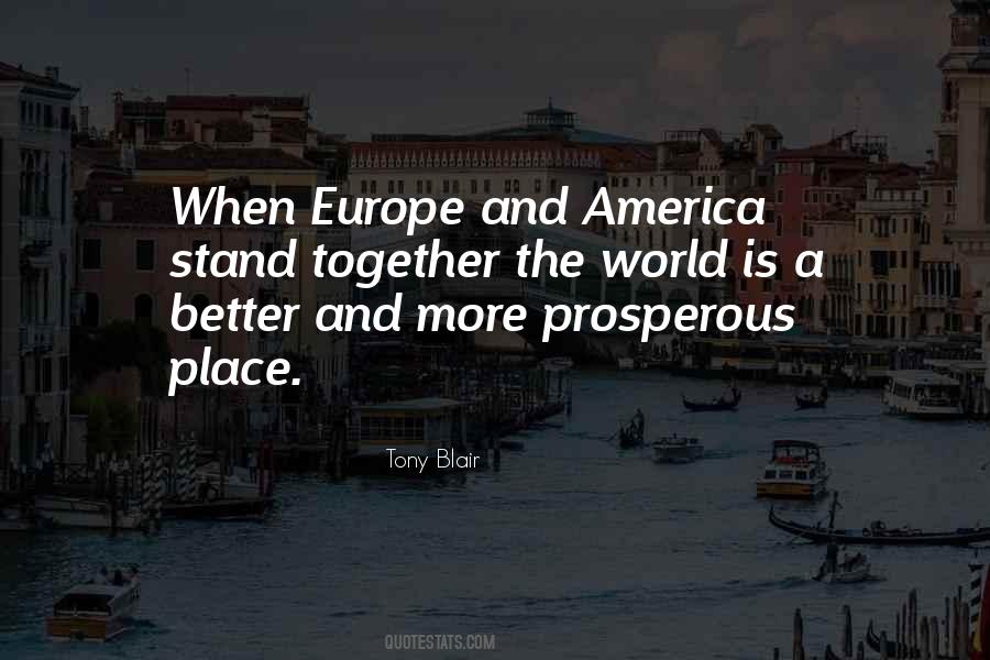 Europe And America Quotes #486995