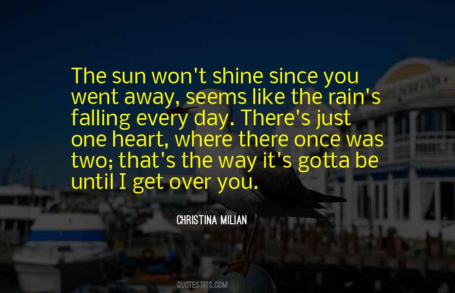 Rain Falling Quotes #1465990